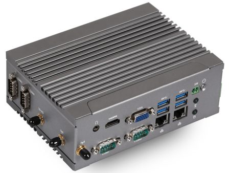 GigaIPC Intel Pentium Silver J5005 Fanless Industrial System w  Dual Intel LAN, 4 x COM, 1 x GPIO, 1 x Terminal Block, DIN Rail Online