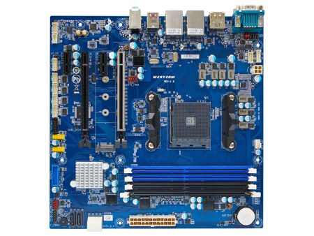 GigaIPC AMD B450 Ryzen AM4 Micro ATX Motherboard, Dual LAN, HDMI, Display Port, D-Sub ports for multiple display For Discount