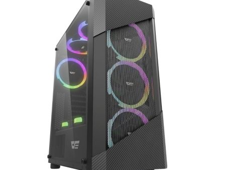 DarkFlash Pollux Mid Tower Case - Black Sale