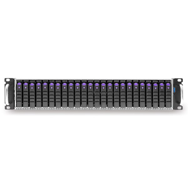 AIC EB201-TU Ice Lake Xeon 2U Storage Server, 24 x NVMe SATA SAS Hot on Sale